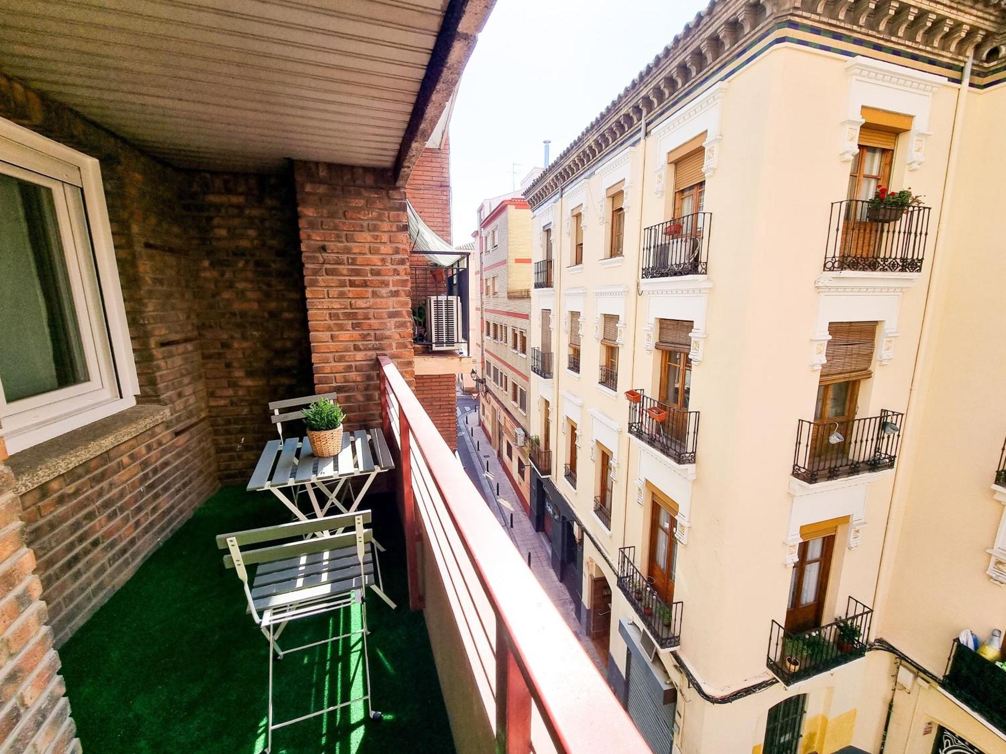 Ferienwohnung El Teatro Del Pilar Saragossa Exterior foto