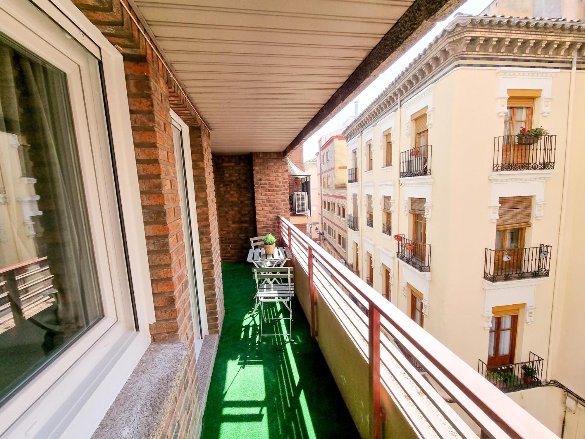Ferienwohnung El Teatro Del Pilar Saragossa Exterior foto